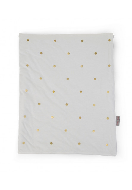 Prikrývka 80x100cm Jersey Gold Dots