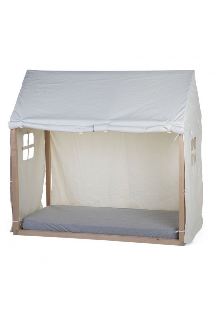 Textilný poťah Tipi White na rám postele Domček 70x140cm Childhome