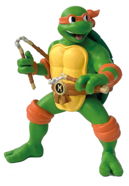 Figúrka Michelangelo so zbraňami - oranžový - Ninja korytnačky - 9 cm Aurora