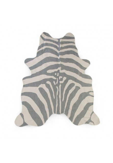 Koberec Zebra šedý 145x160 cm Childhome