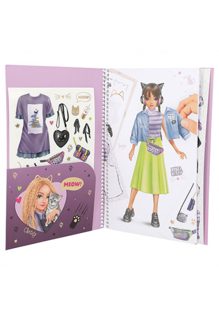 Top Model Dress Me Up Blok, 160 samolepiek