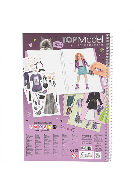 Top Model Dress Me Up Blok, 160 samolepiek