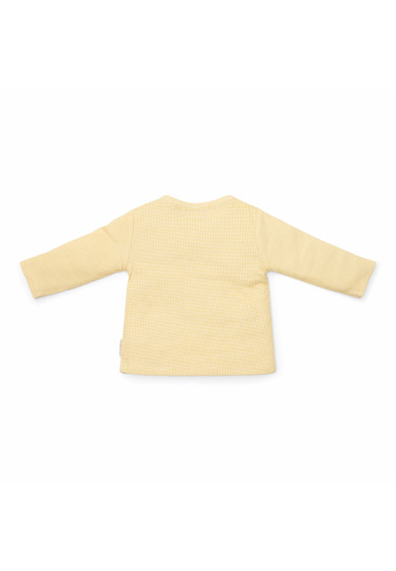 Tričko dlhý rukáv zavinovací Warm Yellow veľ. 62