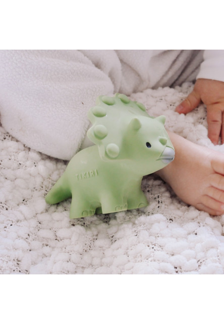 Dinos - hrkálka a hryzátko z prírodnej gumy (Para)