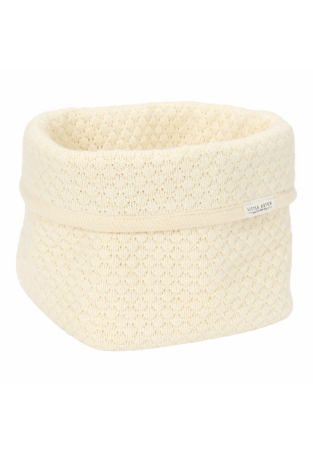 Košík pletený malý Pure Soft White Little Dutch
