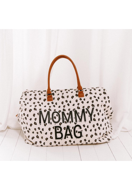 Prebaľovacia taška Mommy Bag Canvas Leopard