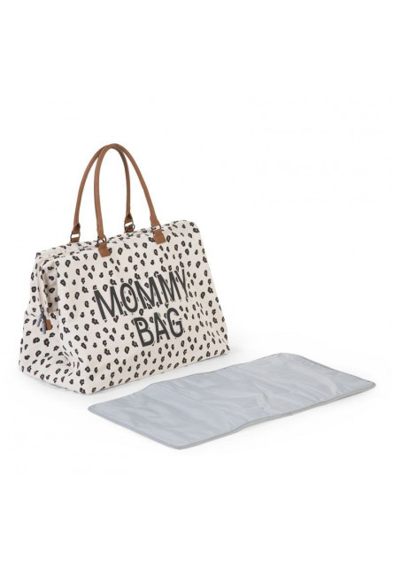 Prebaľovacia taška Mommy Bag Canvas Leopard