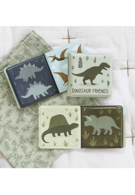 knižka do kúpeľa - kamaráti dinosaury