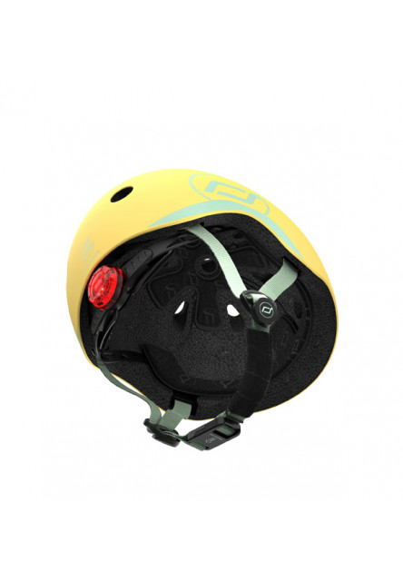 Detská prilba scoot and ride - xxs - lemon - Poškodené