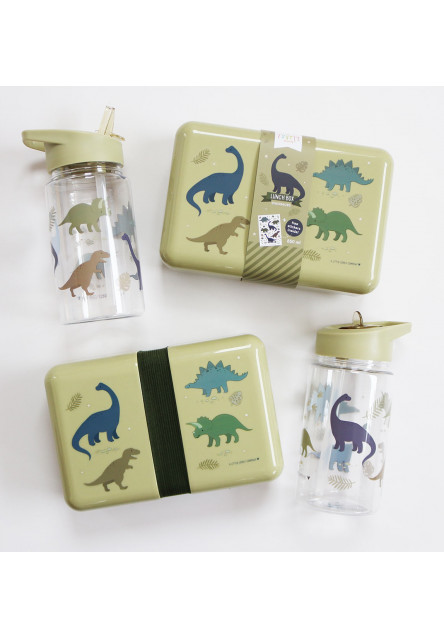 fľaša na pitie - dinosaury