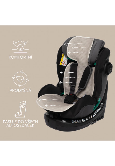 Priedušná podložka do autosedačky Breeze sk. 1, Toffee Brown