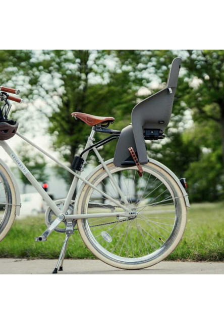 Zadná sedačka na bicykel U-me Easyfix Suzume Šedá/Kuriiro Hnedá Suzume Šedá/Kuriiro Hnedá