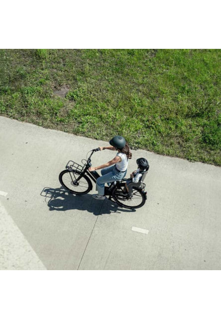Zadná sedačka U-me na bicykel pre MIK nosiče Suzume Šedá/Bincho Čierna Suzume Šedá/Bincho Čierna