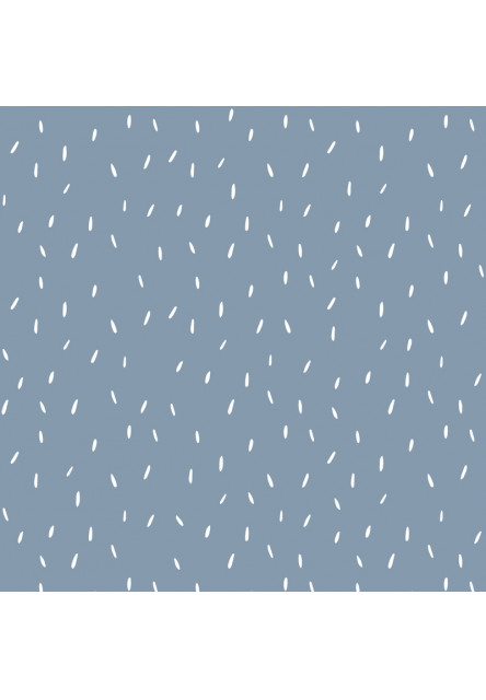 Tapeta blue sprinkles Little Dutch - textil