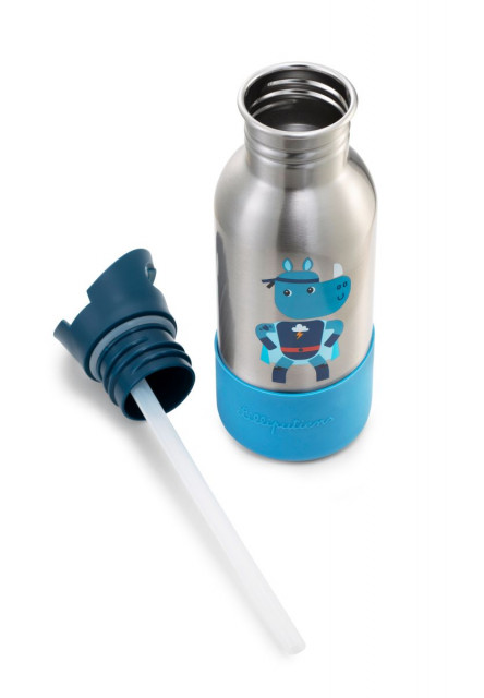 antikorová fľaša na pitie - nosorožec Marius - 600 ml