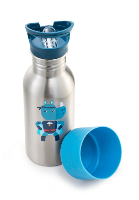 antikorová fľaša na pitie - nosorožec Marius - 600 ml