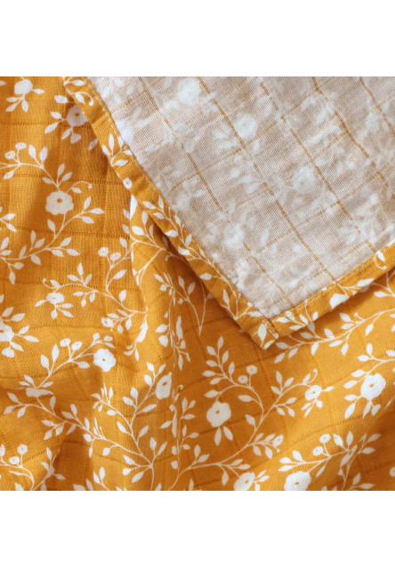 Mušelínové plienky, blossom - caramel - 2 ks