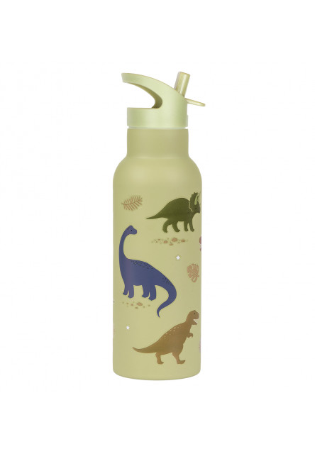 antikorová fľaša na pitie, 500 ml - dinosaury