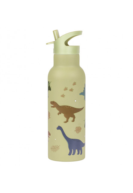 antikorová fľaša na pitie, 500 ml - dinosaury