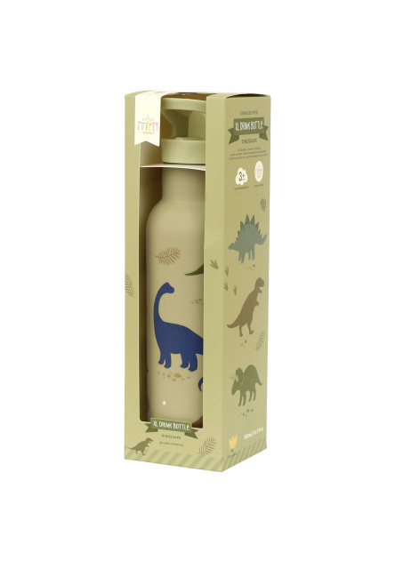 antikorová fľaša na pitie, 500 ml - dinosaury