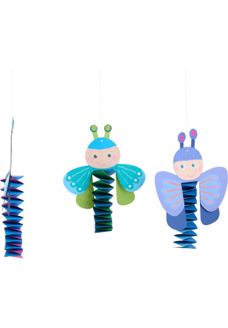 Craft Kit Kreatívna sada Prvé skladanie Chrobáčiky a Motýle závesná dekorácia