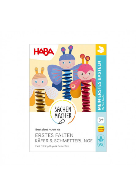Craft Kit Kreatívna sada Prvé skladanie Chrobáčiky a Motýle závesná dekorácia