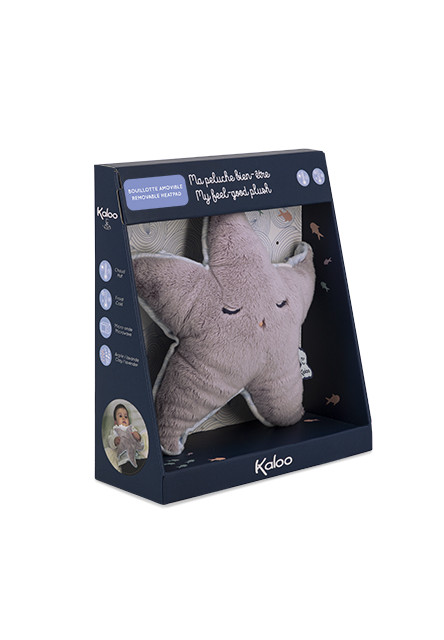 Petit Calme Plyšová morská Hviezdica s levanduľovým vankúšom pre lepší spánok 22 cm