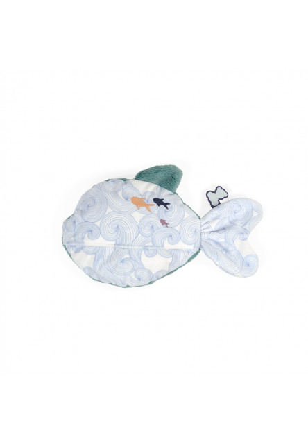 Petit Calme Plyšová morská Ryba s levanduľovým vankúšom pre lepší spánok 14 cm
