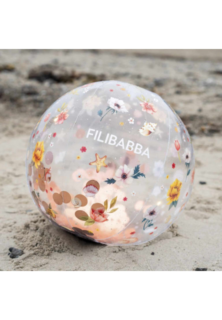 Plážová lopta alfie - ocean blossom confetti