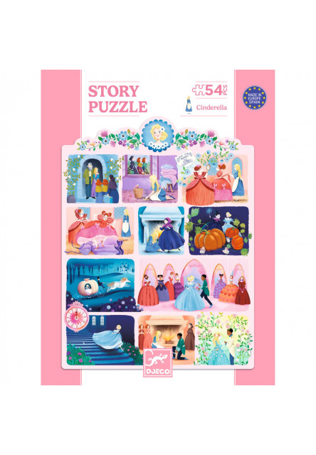 Príbehové Puzzle: Popoluška, 54 pcs