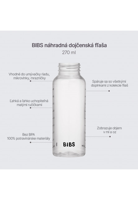 Náhradná dojčenská fľaša 270 ml (Plastová)