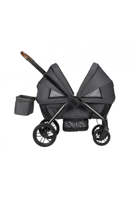 Kočík pre dve deti Helios Mineral Graphite