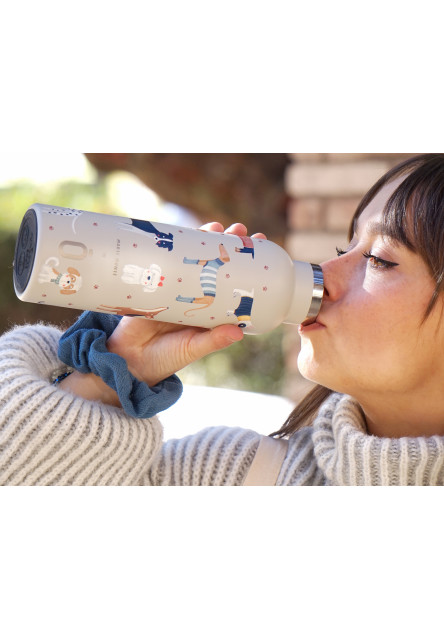 Termofľaša 600 ml Dogs Taupe