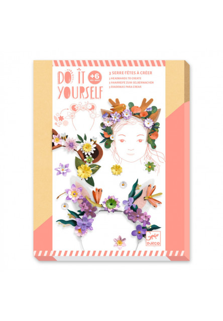 DIY-Vytvor si sám čelenky: Kvetinoví priatelia