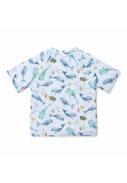 Plavecké tričko krátky rukáv Ocean Multicolor veľ. 86/92