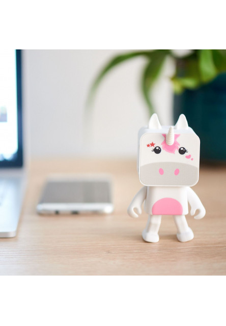 Tancujúci bluetooth reproduktor MOB Dancing Animal speaker - unicorn