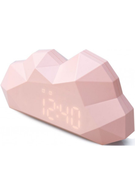 Budík MOB Mini Cloudy Clock - pink