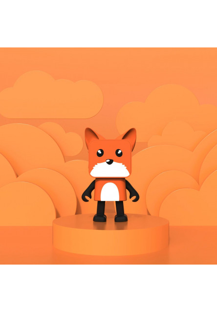 Tancujúci bluetooth reproduktor MOB Dancing Animal speaker - fox