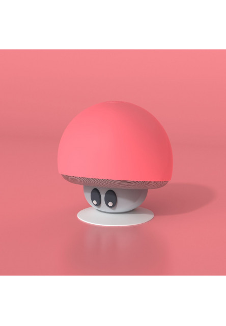 Bluetooth reproduktor MOB Mushroom speaker - red