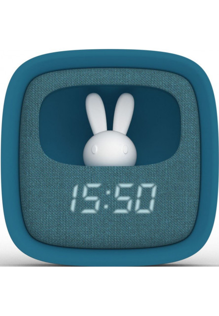 Budík a nočné svetlo MOB Billy Clock and light - dark blue