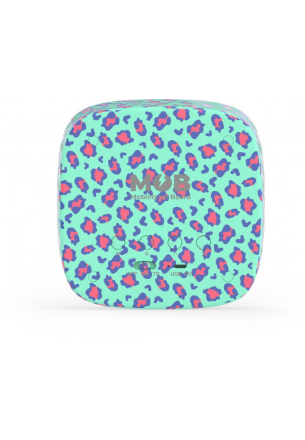 Budík a nočné svetlo MOB Billy Clock and light - Leopard - Limited Edition