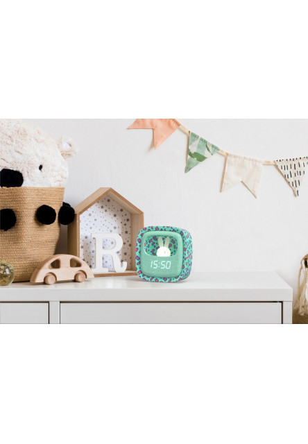 Budík a nočné svetlo MOB Billy Clock and light - Leopard - Limited Edition