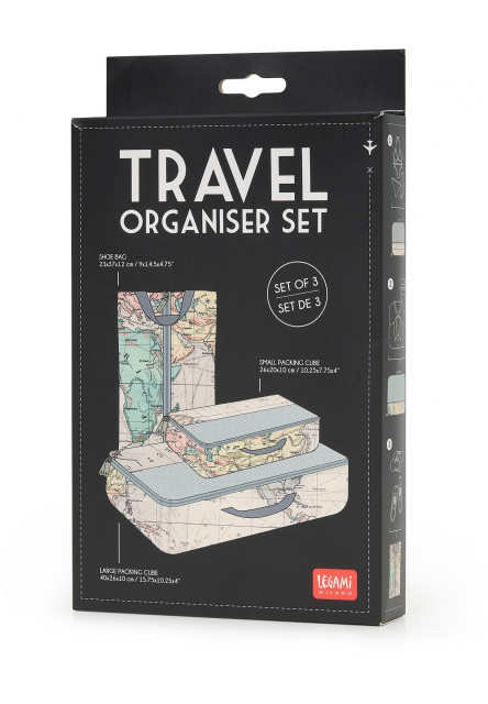Cestovný set organizérov Legami Travel Organiser Set
