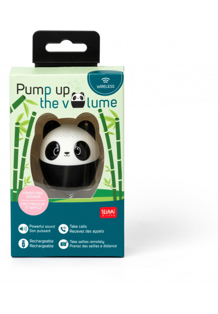 Bezdrôtový reproduktor Legami Pump Up The Volume - Mini Hands-Free Speaker - Panda