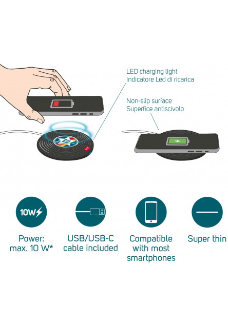 Bezdrôtová nabíjačka Legami Super Fast - Wireless Charger - Vinyl