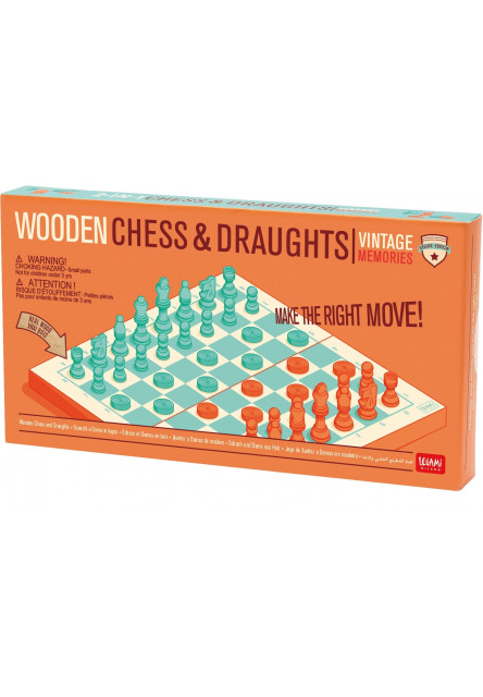 Šach a dáma 2 v 1 Legami Chess & Draughts