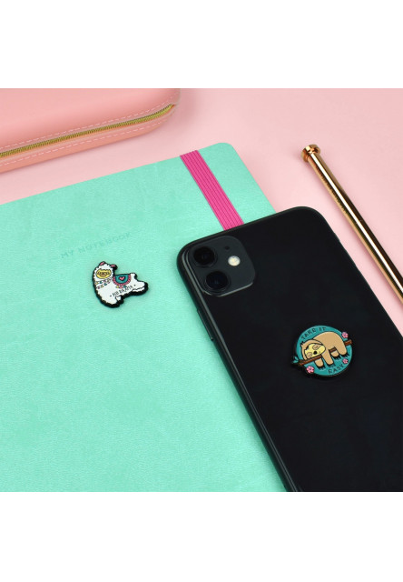 Súprava samolepiek Legami Cutie - Set Of 2Metal Stickers - Take It Easy