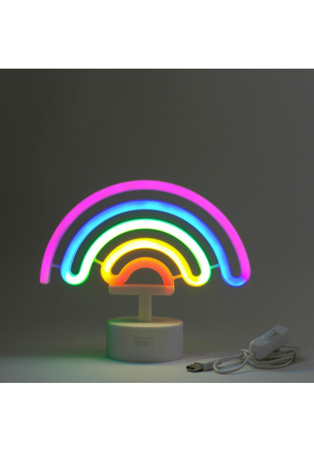 Ľad lampička Legami It'S A Sign - Neon Effect Led Lamp - Rainbow