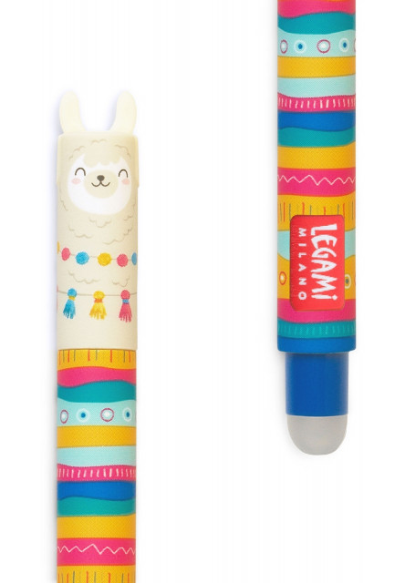 Gumovacie pero Legami Erasable Gel Pen - Erasable Pen - Flama - Blue Ink