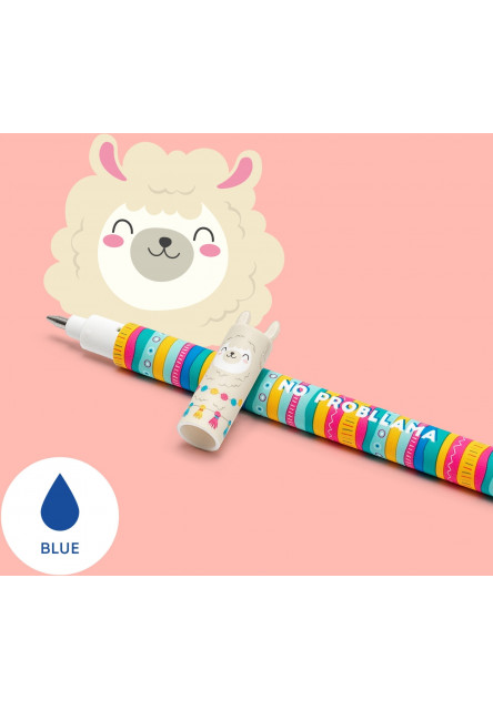 Gumovacie pero Legami Erasable Gel Pen - Erasable Pen - Flama - Blue Ink